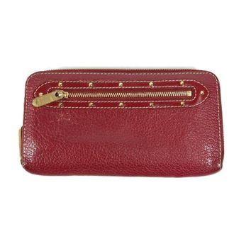 Louis Vuitton Suhali Red Color Suhali Leather Long Wallet (Bi-Fold) (Pre-Owned)