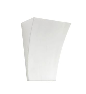 Oresteluchetta Aplique de cer&aacute;mica blanca cm. Largo 19,5 x fondo 11 x alto 26