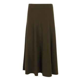 Jovonna London Rokken, Dames, Groen, M, Wol, Wolmix A-lijn Rok