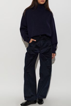 R&oacute;he Corduroy Trousers, Womens, Black