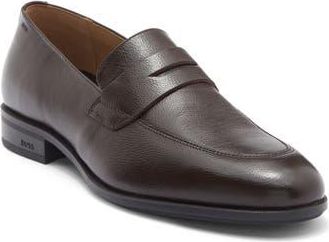 BOSS Colby Penny Loafer in Dark Brown at Nordstrom Rack, Size 11.5Us / 10.5Uk