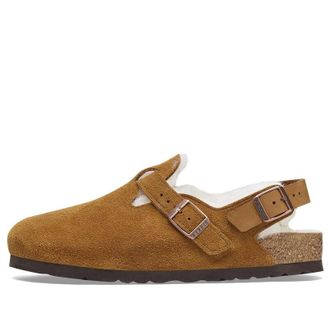 Birkenstock Tokio Inside Shearling Suede Regular Brown 1028374