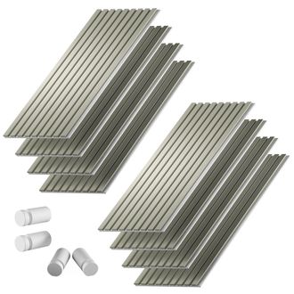 Vicco Panel Ac&uacute;stico Sonoa, Verde Salvia/blanco, Lote De 8, Vicco