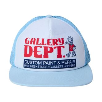 Gallery Dept. Caps, male, Blue, Size: ONE SIZE Trucker Cap with Mesh Panels