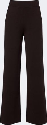 Max Mara Knitted wool-blend wide-leg pants