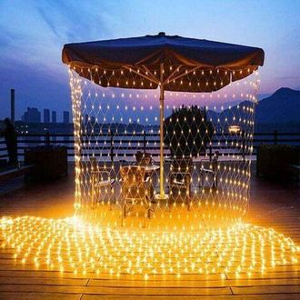 OEM Guirnalda De Luces Led De 540 Luces, Alimentada Por Pilas, Con Malla De Alambre De Cobre, Para Iluminaci&oacute;n Interior Y Exterior, Dormitorio, Decoraci&oacute;n