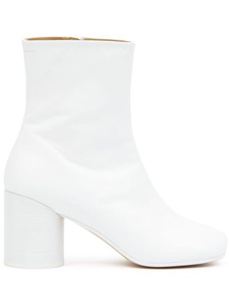 Maison Margiela MM6 Maison Margiela Leder -Kn&ouml;chelstiefel