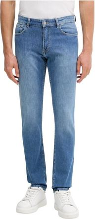 Trussardi Slim-fit Jeans - Heren - Slim Fit Jeans - Blauw - W32 - Katoen - Jeans