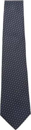 Canali Ties, male, Blue, Size: ONE SIZE Geometric Pointed Tip Tie