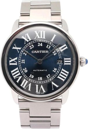Cartier Pre-owned Cartier Ronde Solo Automatic Blue Dial Mens Watch WSRN0023