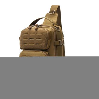 Generic Fly Fishing Sling Pack | with Water Bottle Holder Tackle Equipment | Lightweight Sling Bag,for Camping Men Travel Hiking Outdoor Gym Sports Adventure