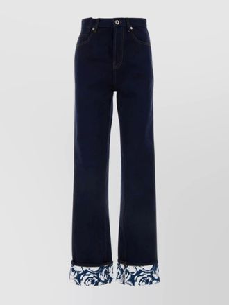 Burberry denim straight-leg trousers