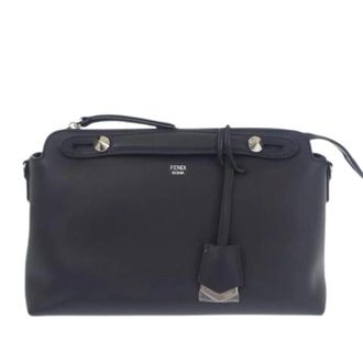 Fendi Pre-owned By The Way Satchel - Dames - Pre-owned - Zwart - Maat: ONE Size Leer