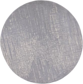 My Home Teppich »Ariano« rund 12 mm Höhe Vintage, dezenter Glanz, Hoch-Tief-Struktur, Schrumpf-Carving-Effekt