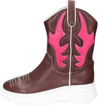 Stokton Ex 425 - Dames - Cowboylaarzen - Bruin - 37 EU - Leer - Schoenen