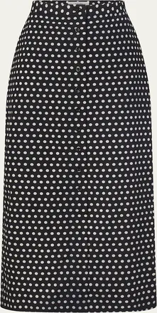 Frame Denim The Polka Dot Skirt