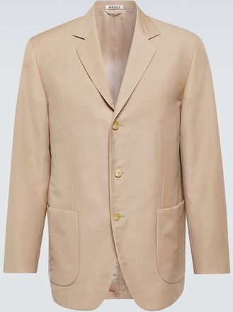 Auralee Wool and mohair blazer