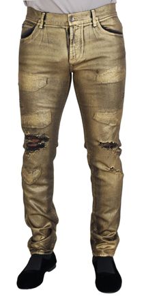 Dolce & Gabbana Gescheurde Slimfit Jeans