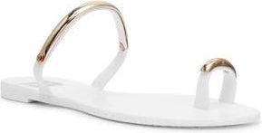 Dolce Vita Ivonna Toe Loop Sandal in White at Nordstrom Rack, Size 11