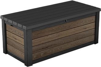 Keter Baule Cassapanca Da Giardino In Resina Signature Deco 150g Noce (70114)