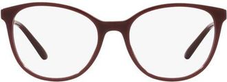 Dolce & Gabbana 52mm Butterfly Optical Glasses in Bordeaux/demo Lens at Nordstrom
