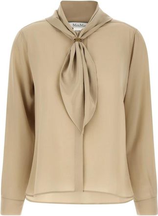 Max Mara MxmDry Shirt - female - Max Mara - Shirts - Beige - 2XS - Blouses & Shirts