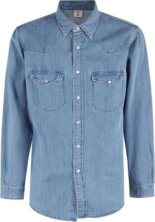 Edwin Camicia denim - Blu