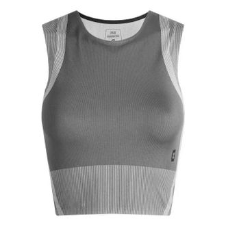 On Running (WMNS) On Running Studio Knit Crop Top Rock Glacier 1WF10250962