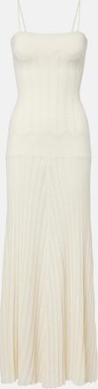 Faithfull The Brand Irene pointelle cotton-blend maxi dress