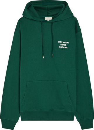 Dr&ocirc;le de Monsieur DR&Ocirc;LE DE Monsieur Nfpm Hooded Cotton Sweatshirt - Dark Green - XL