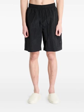 Calvin Klein Jeans logo-embroidered swim shorts - Black