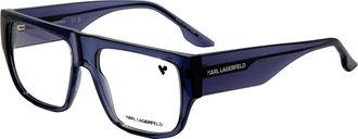 Karl Lagerfeld Mens 56mm Blue Eyeglasses KL6198-400-56