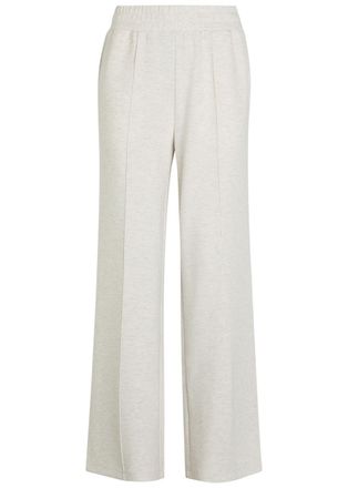 Varley The Wide Leg 30 Pintuck Jersey Sweatpants - Ivory - S (UK8-10 / S)