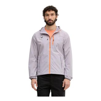 Benetton Polartec Hooded Jacket - Heren - Zomerjassen - Paars - M - Polyester - Jassen