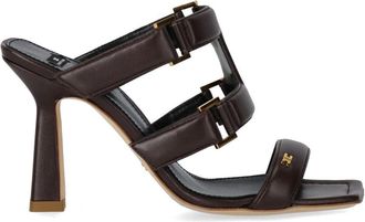 Elisabetta Franchi MULE CON TACCO CACAO ELISABETTA FRANCHI