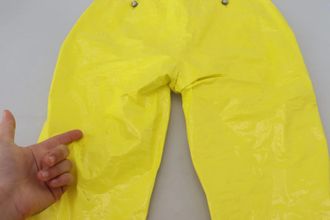 Dolce & Gabbana Yellow High Waist Skinny Women Trouser Womens Pants (Pre-Owned)