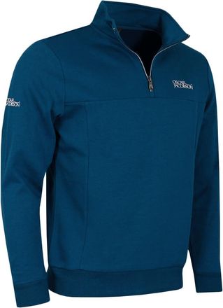Oscar Jacobson Mens Hawkes Tour II Sweater - Teal - S