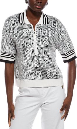 Marc Cain Wool-Blend Polo Shirt
