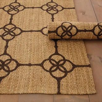 Ballard Designs Carson Kressley Geometric Snaffle Bit Jute Rug - 10 x 14 - Ballard Designs