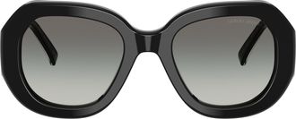Giorgio Armani Gold 0ar8248 Geometric Oversized Sunglasses