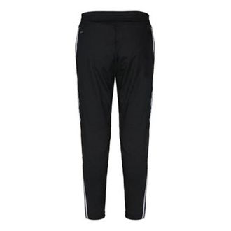 adidas (WMNS) adidas Essentials Design 2 Move 3-Stripes Pants Asia Sizing Black White DS8732