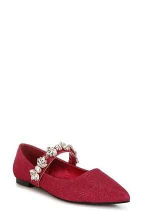 Rag & Co. Flavia Water Repellent Pointed Toe Flat in Fuchsia at Nordstrom Rack, Size 10