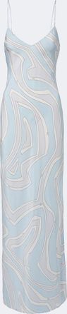 Pucci Labirinto silk cr&ecirc;pe de chine gown