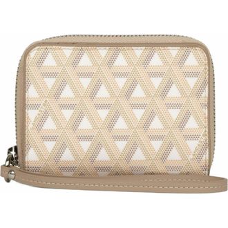 Lancaster Back-to-Back Zipped Wallet Ikon in Beige at Nordstrom
