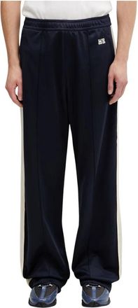 Wales Bonner Motion Track Pant - Heren - Sweatpants - Blauw - XL - Katoen - Broeken