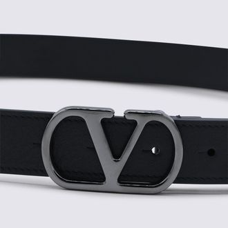 Valentino Garavani Mens Belts Black-Ruthenium _le