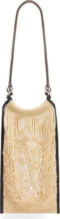 Christophe Lemaire x Filt medium mesh schoudertas - Beige