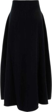 Extreme Cashmere N&deg;498 Grace Maxi Rok - Dames - Midirokken - Zwart - ONE Size - Nylon - Rokken