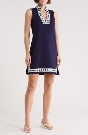 Eliza J Sleeveless Shift Dress in Navy at Nordstrom Rack, Size X-Large