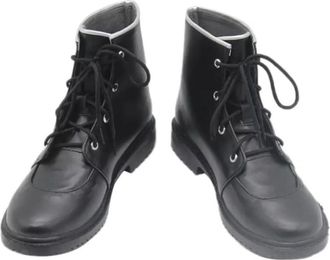 Generic Womens Anime Cosplay Boots for Hinomori Shiho Fancy Stage Performance Props Shoes Custom Made Halloween Christma Comic Con (Black,11.5)